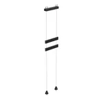 Ergonomic Solutions SpacePole لافتات رقمية حامل سلكي داخل النافذة بطول 5 متر