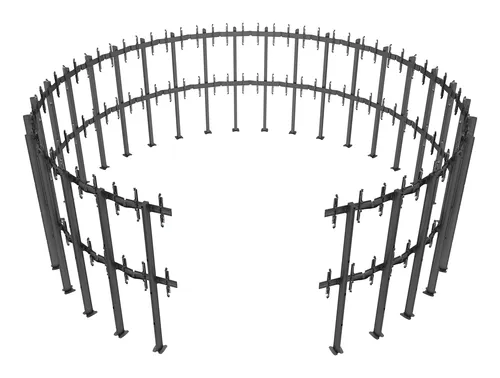 صورة Multibrackets M Pro Series MBFC30X2U VESA 400 حامل أرضي لتلفزيون الحائط