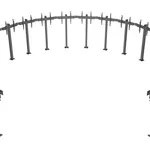 Multibrackets M Pro Series MBFC20X1U حامل أرضي لشاشات الفيديو VESA 400