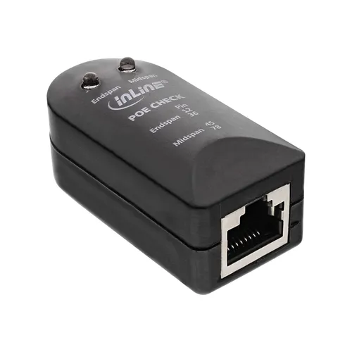 جهاز اختبار PoE / PoE+ إن لاين