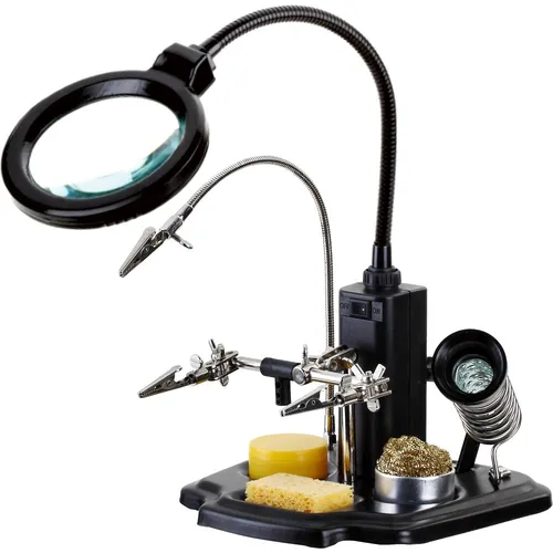 Techly I-TOOL-SD-241TY Magnifying Lamp with LED Illumination