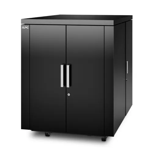 مقارنة خزانة شبكة APC Unica NetShelter CX 18U مع Legrand 046342 خزانة معدات شبكة - 12U، قابلة للتركيب على الحائط، عرض 600 مم