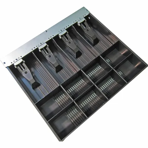 APG Adjustable Cash Tray - 4 Bill/8 Coin Compartments