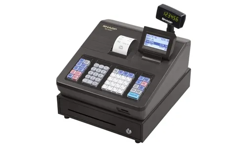 ماكينة تسجيل نقود شارب XE-A207، 2500 صنف، شاشة LCD