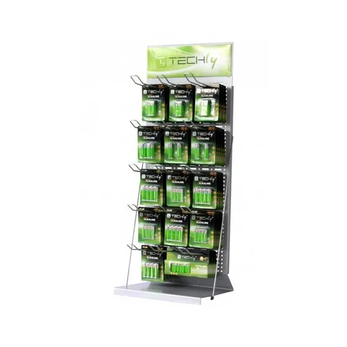 صورة Techly I-TLY-BATTERY2 ستاند عرض بطاريات 80 سم