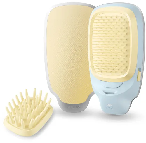 مقارنة مجموعة فرشاة ومشط فيليبس EasyShine BHN368 مع Philips EasyShine HP4675/75 Hair Comb Cyan/Yellow