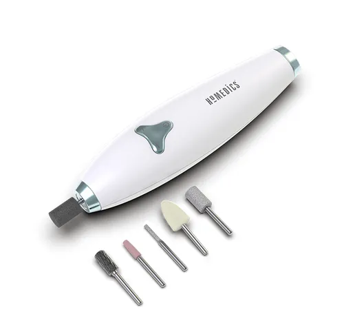 مقارنة HoMedics Elle Macpherson Manicure/Pedicure Kit - Professional Nail Care System مع مجموعة أدوات العناية بالأظافر الكهربائية 6 في 1 من HoMedics