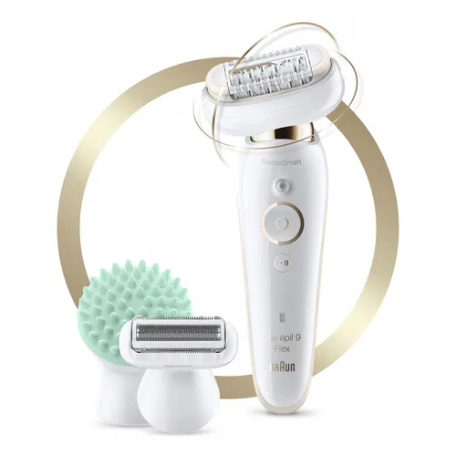 صورة Braun Silk-épil 9 Epilator 81688638 Wet & Dry 40 Tweezers