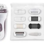 Rowenta Skin Respect Epilator Wet Dry 24 Tweezers LED Light