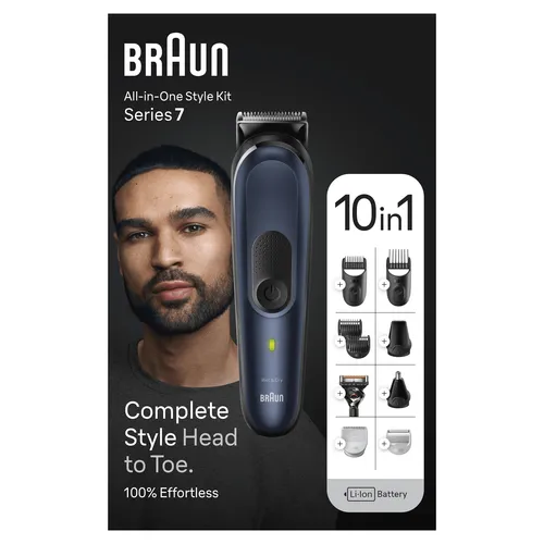 صورة Braun Multi-Grooming Kit MGK7421 ماكينة تشذيب لاسلكية للاستخدام الرطب والجاف