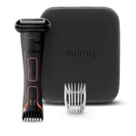 Philips Body Groomer Series 7000 BG2039/42 أسود - للاستخدام الرطب/الجاف، 50 دقيقة تشغيل، 3 أمشاط