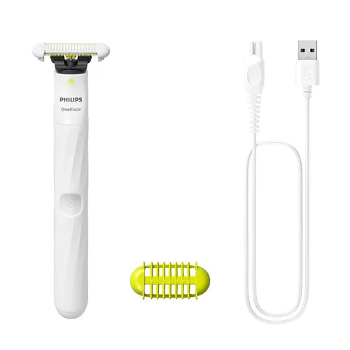 مقارنة Philips HP6376/61 Precision Trimmer for Women مع ماكينة حلاقة فيليبس نوريليكو OneBlade QP1924/22 للمناطق الحساسة