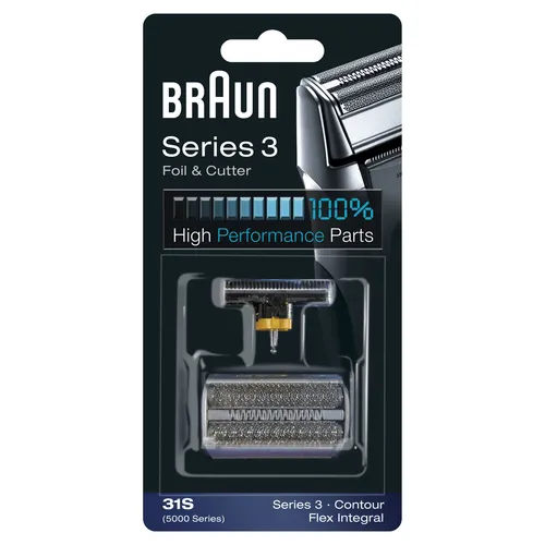 صورة رأس ماكينة حلاقة بديل Braun Series 3 31S مع شبكة وقاطعة