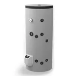 V7 Cleanium One - حامل قائم بذاته 140 سم أسطواني مع لوحة تسويقية 200 سم وموزع جل مدمج