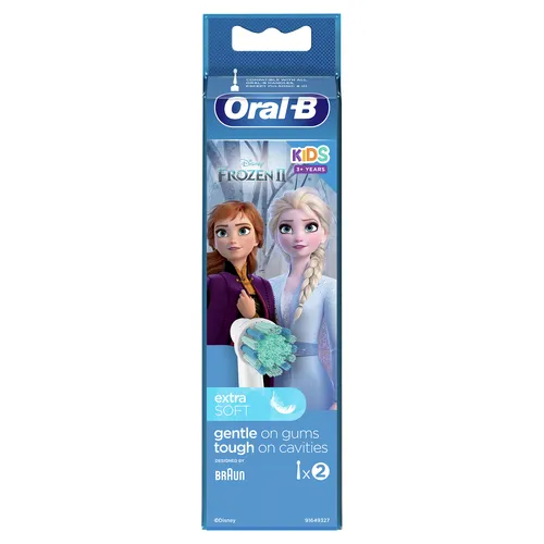 مقارنة رؤوس فرشاة أسنان كهربائية أورال بي 80336704 مع Oral-B رؤوس استبدال فرشاة أسنان كهربائية للأطفال Frozen 2 - عبوة من 2