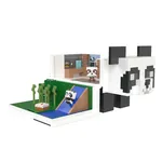 Minecraft Mob Head Minis Panda Playhouse Playset - مجسم باندا قابل للتجميع