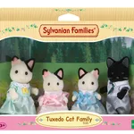 Sylvanian Families Tuxedo Cat Family Figures