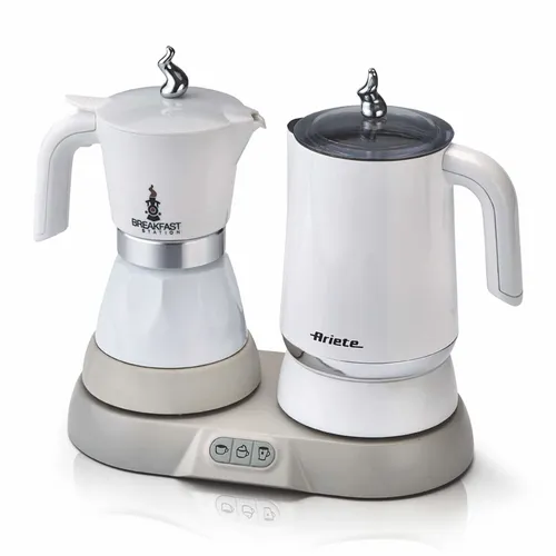 مقارنة Ariete 1344/00 ماكينة قهوة موكا كهربائية مع Beko BKK 2300 White Manual Electric Moka Pot