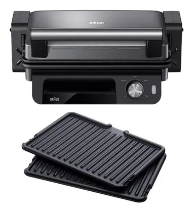 Braun MultiGrill 5 CG 5033 متعددة الوظائف مع 3 مجموعات ألواح قابلة للتبديل