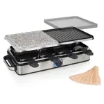 Princess 162635 Deluxe Raclette Stone Grill for 8 Persons