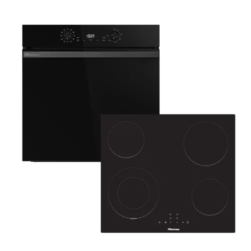 صورة فرن كهربائي مدمج Hisense HIPK2ABP60CE مع سيراميك أسود