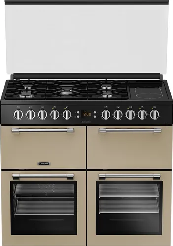 صورة Leisure CC100F521C 100cm Dual Fuel Range Cooker with Glass Top Lid