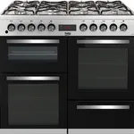 Beko KDVF100X 100cm فرن مزدوج غاز