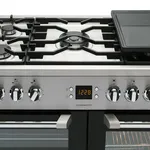 Leisure CS90F530X 90cm Dual Fuel Range Cooker - 5 Burner Gas Hob, 3 Electric Ovens