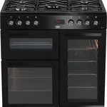 Beko KDVF90K 90cm Dual Oven Gas Cooker