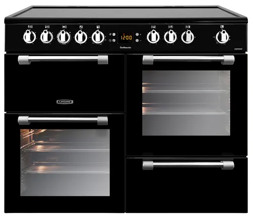 مقارنة Beko KDVF100X 100cm فرن مزدوج غاز مع Leisure CK100C210K 100cm Electric Range Cooker - Five Ceramic Zones