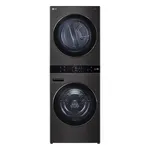 غسالة ومجففة LG WashTower AI Direct Drive™ WT1716BBTNE سعة 17 كجم - أسود بلاتيني