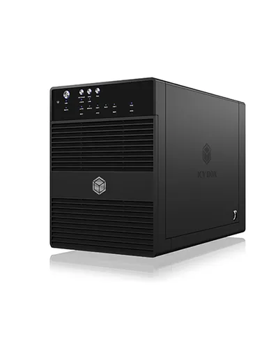 صورة ICY BOX IB-3640SU3 USB 3.2 Gen 1 Type-B أسود (Quad-Bay)