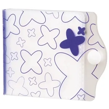 صورة Hama 'SD' Memory Card File Case 8-Card Capacity Blue PP Blue/Transparent