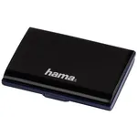 حافظة بطاقة الذاكرة Hama 'Fancy'، 8 بطاقات، صناعية، أسود