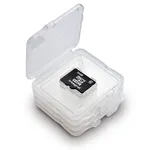 Integral Micro SD Memory Card Cases - 4 Pack