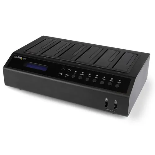 صورة StarTech.com USB 3.0 / eSATA 6-Bay HDD/SSD Duplicator Dock (1:5 Cloner/Eraser)