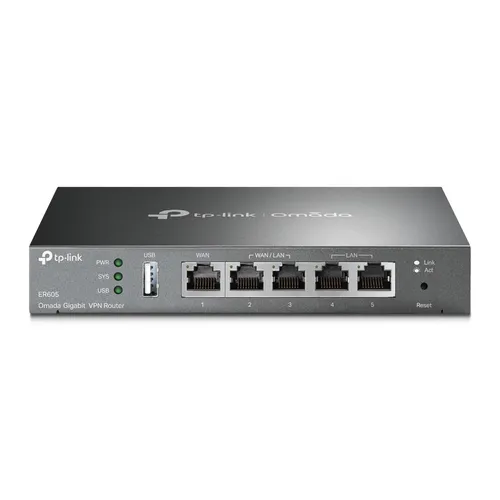 مقارنة راوتر TP-Link Omada ER605 Gigabit VPN سلكي مع TP-Link TL-R600VPN موجه VPN سلكي
