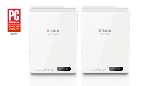 صورة D-Link DHP-701AV/E طقم محول شبكة باورلاين AV2 جيجابت (عبوة من 2)