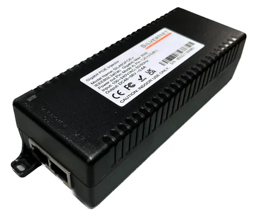 مقارنة LevelOne Gigabit PoE Injector PnP-1001 مع SilverNet 48G PoE+ Injector - 802.3at/af, Gigabit Ethernet, 60W