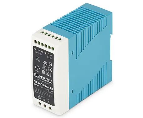 صورة SilverNet 60W 48V 1.25A وحدة تزويد طاقة صناعية تثبت على سكة DIN