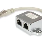 Equip مقسم شبكة RJ45 Cat.5e بمنفذين