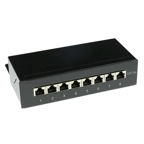 صورة ACT Cat6A صندوق تثبيت شبكة سطحي محمي بـ 8 منافذ