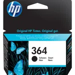 خرطوشة حبر أصلية HP 364 أسود، إنتاجية قياسية