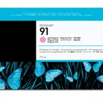 خراطيش حبر HP 91 775 مل باللون الأرجواني الفاتح لطباعة التصميم مع رأس طباعة