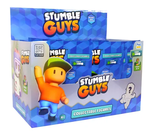 مقارنة شخصية Stumble Guys القابلة للجمع - حقيبة فويل عمياء الموجة 3 مع مجسم أكشن للملك سكار العملاق 11 بوصة من الإمبراطورية الجديدة