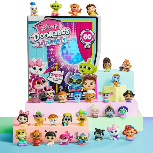 مقارنة مجموعة شخصيات صغيرة Just Play Doorables Pop Up Party Multi Peek مع مجسم سلاحف النينجا مايكل أنجلو قابل للتبديل