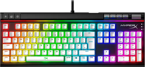 أغطية مفاتيح بودينغ ABS من HyperX - أبيض