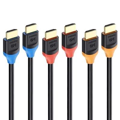 Cable Matters 8K HDMI Cable 6.6ft 3-Pack