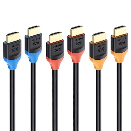 مقارنة Cable Matters 8K HDMI Cable 6.6ft 3-Pack {request()->input('language_config')['common']['with']} K Net Plus Kp Ch20020 Hdmi 20 4K 60Hz 2M
