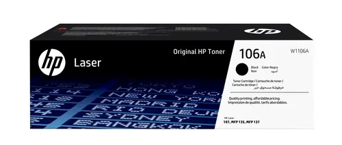 صورة HP 106A خرطوشة حبر ليزر أصلية أسود 1 قطعة